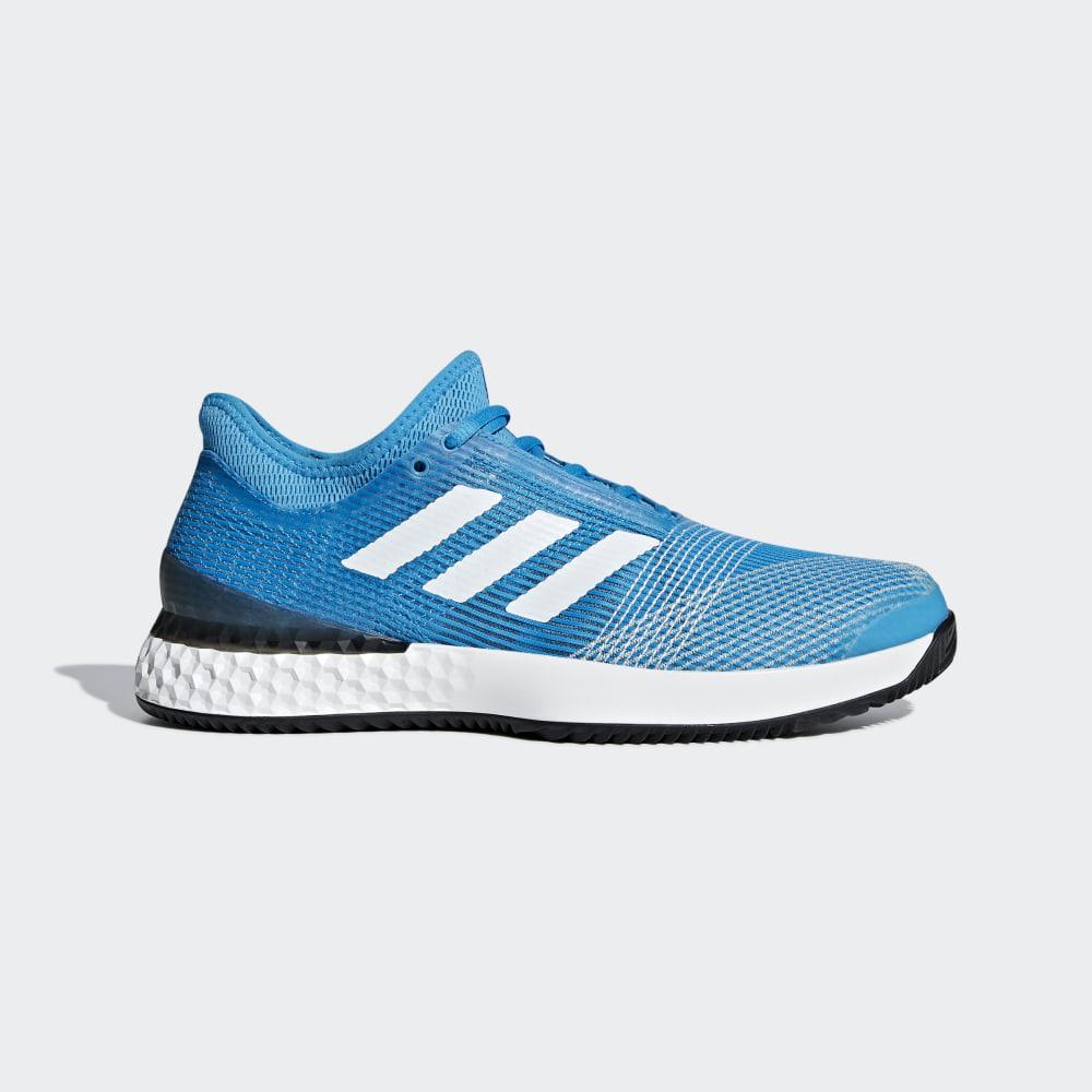 Pantofi Tenis Adidas Adizero Ubersonic 3.0 Clay Barbati Romania - Albastri/Albi/Negrii CG6370